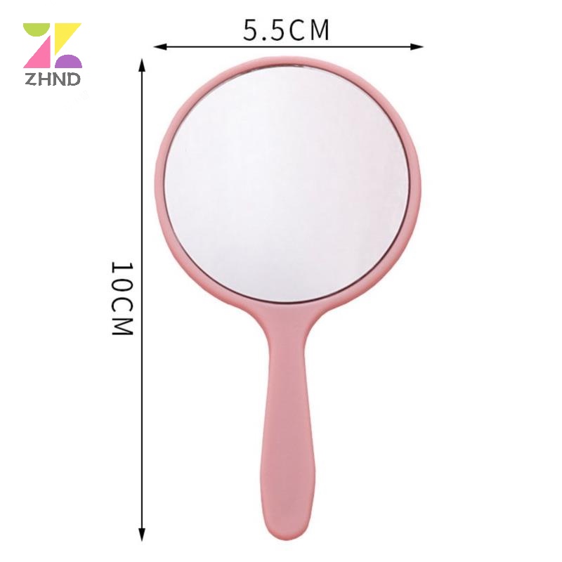 Gương Trang Điểm Cầm Tay zhuzhengde Hình Tròn Có Tay Cầm