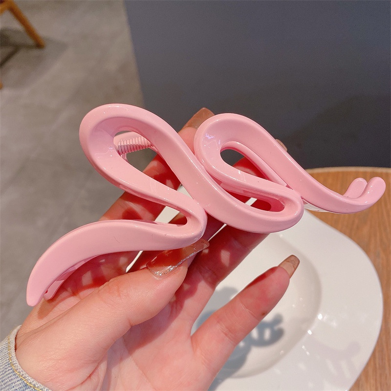 Kẹp Tóc Cài Tóc acrylic Màu Hồng Ngọt Ngào Cho Bé Gái