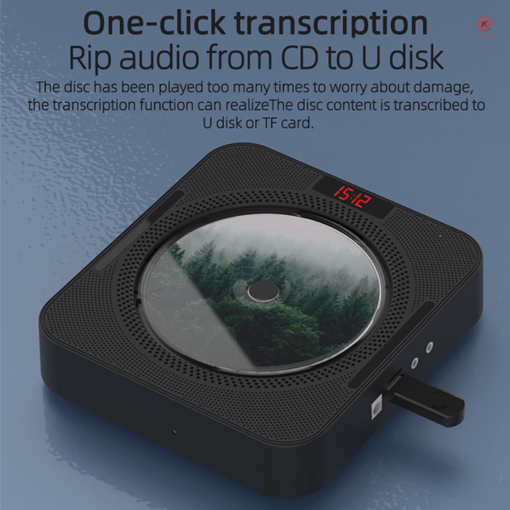 Máy Nghe Nhạc cd yhs-08c bluetooth Màn Hình led 3.5mm