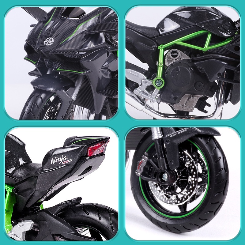 YAMAHA Maisto Mô Hình Xe Mô Tô kawasaki ninja Duo Kaidi 1199 Ác Quỷ Bằng Hợp Kim Tỉ Lệ 1: 12