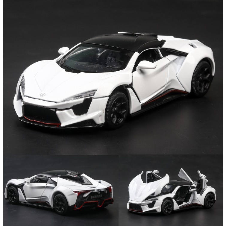 Siêu xe ô tô mô hình kim loại Fenyr SuperSport tỷ lệ 1:32 tặng ô tô