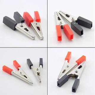2 cái / 1 cặp cá sấu kẹp pin cá sấu xe caravan van kiểm tra pin chì kẹp dụng cụ điện phd1
