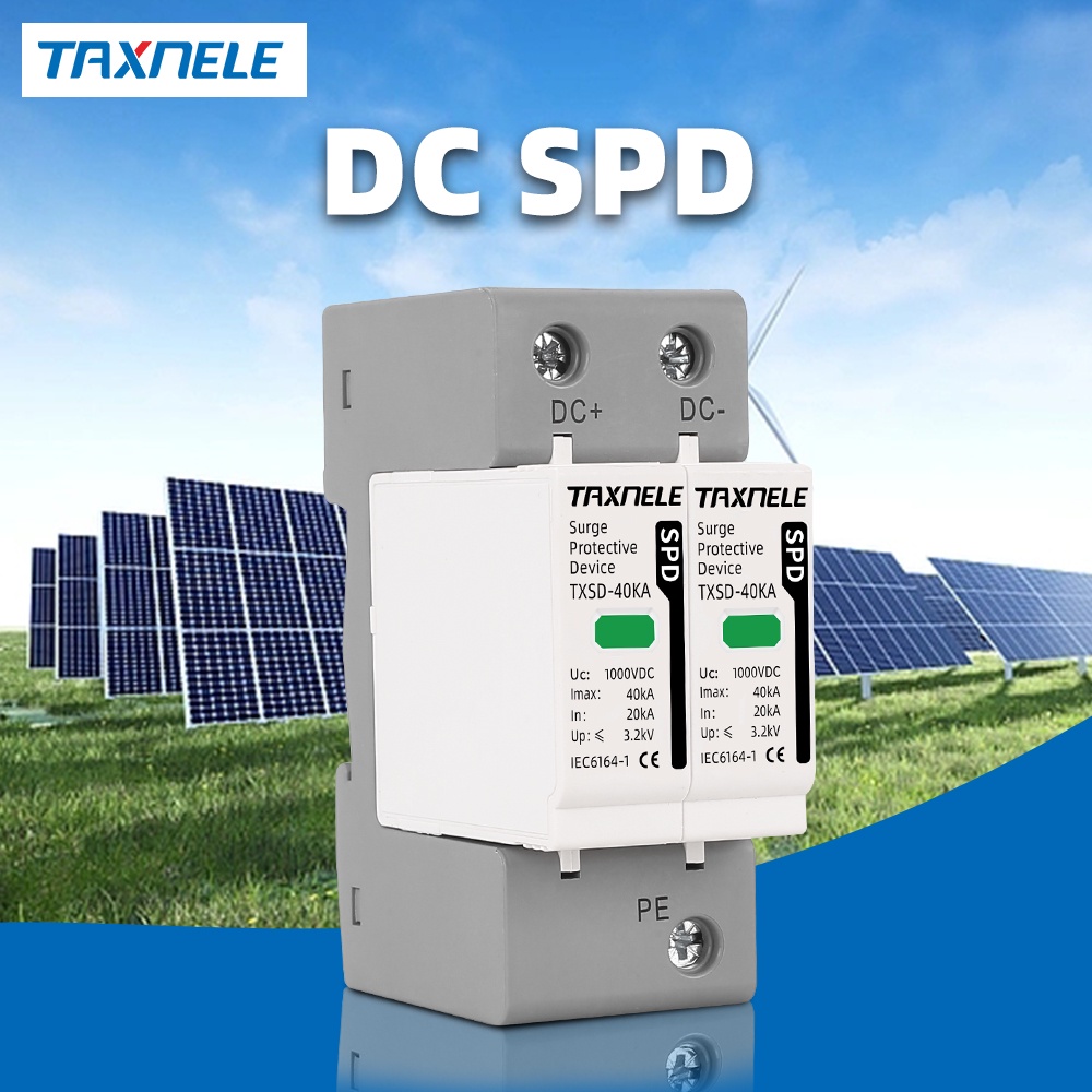 Dc Thiết Bị Bắt Tia Cực Tím Ppd 2p 20ka 40ka 60ka 60ka 600v 800v 1000v