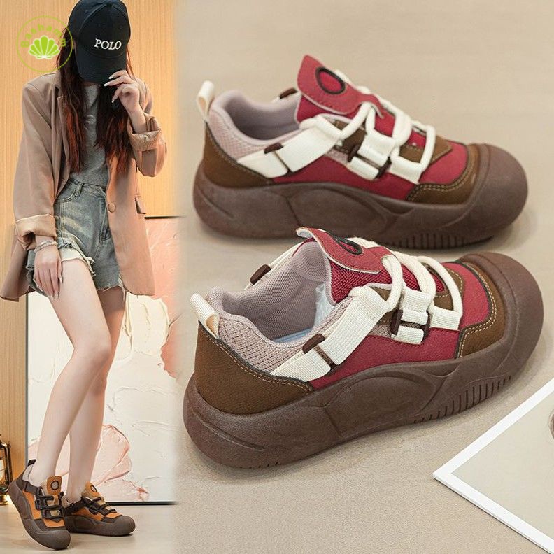 Bashamm Giày Thể Thao mary jane Đế Mềm Siêu Nhẹ Thời Trang Mùa Thu 2023 Cho Nữ