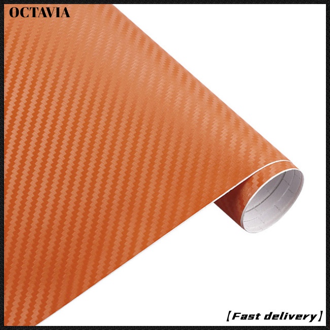 At Cuộn Phim Dán 3d Bằng vinyl Sợi carbon 30cmx127cm Trang Trí Xe Hơi Xe Máy