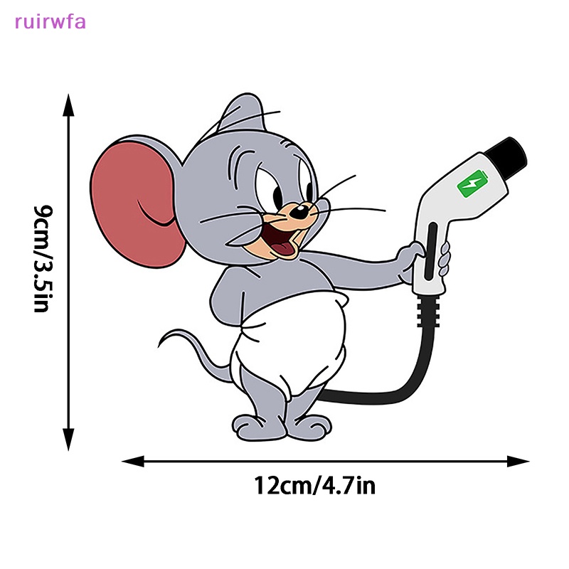 Nhãn Dán Rỗng Trang Trí Nắp Bình Xăng Xe Hơi ruirwfa Vui Nhộn Sáng Tạo