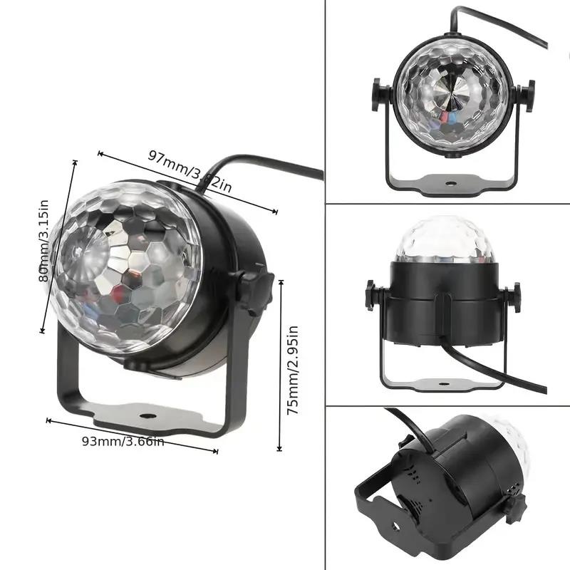 Đèn led Xoay Chiếu Tạo Hiệu Ứng Âm Thanh dj 5v Cho Sân Khấu / Quán bar / Giáng Sinh