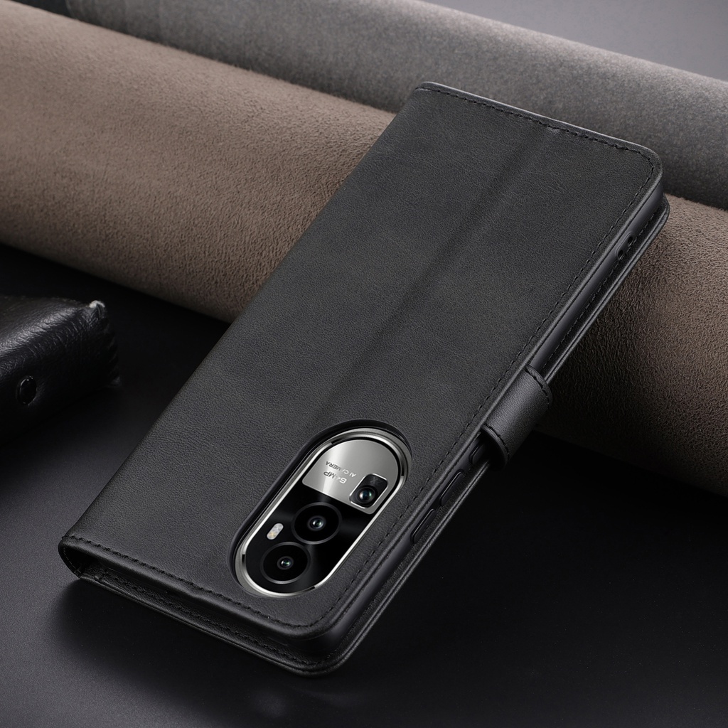 Cho OPPO Reno 10 10pro Reno8T 5G A58 A55 A54 A53s A98 K11 Bao Da Điện Thoại Kiểu Ví Gập Nam Châm Có Ngăn Thẻ