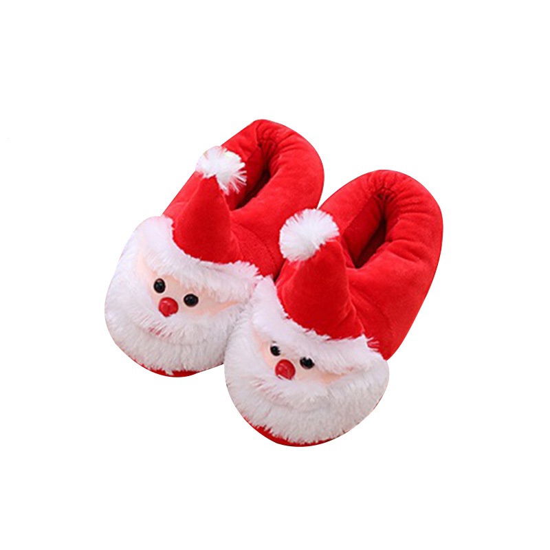 Dép Bông Đi Trong Nhà Mềm Mại Hình Ông Già Noel Cho Cặp Đôi