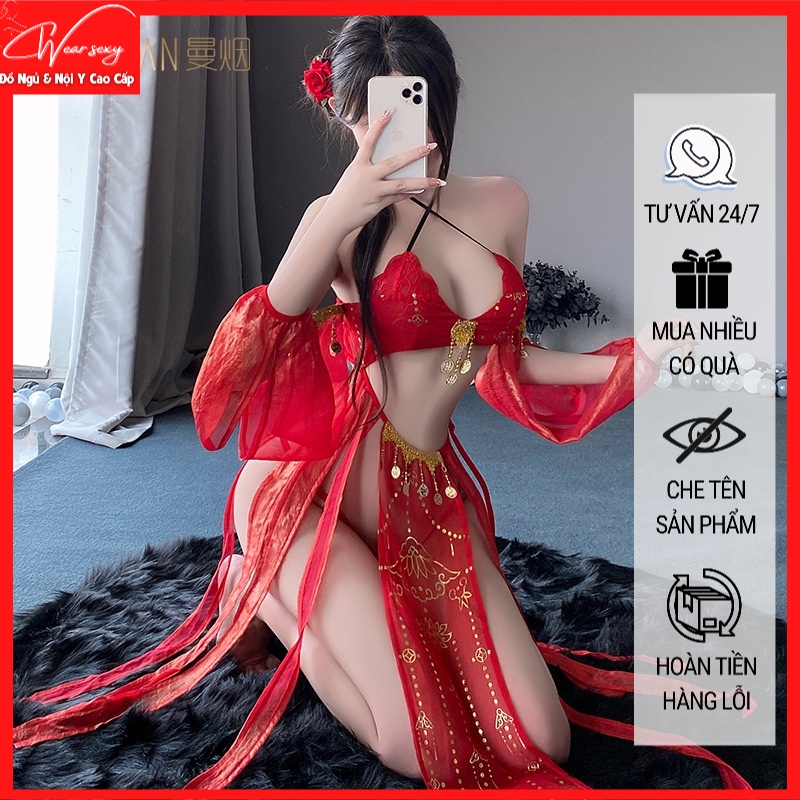Đồ Lót Sexy Gợi Cảm Hán Phục 9025 CWEAR.SEXY.ĐỒ NGỦ & NỘI Y CAO CẤP
