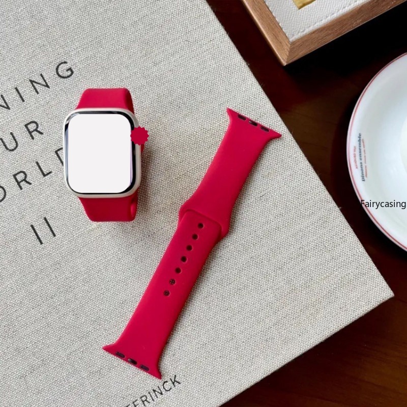 Silicone Dây Đeo Silicon Thay Thế Cho Đồng Hồ Thông Minh AW watch ultra 2 band 49mm 44mm 40mm 45mm 41mm 42mm 44 45 mm i-watch series 9 7 8 se 3 5 6