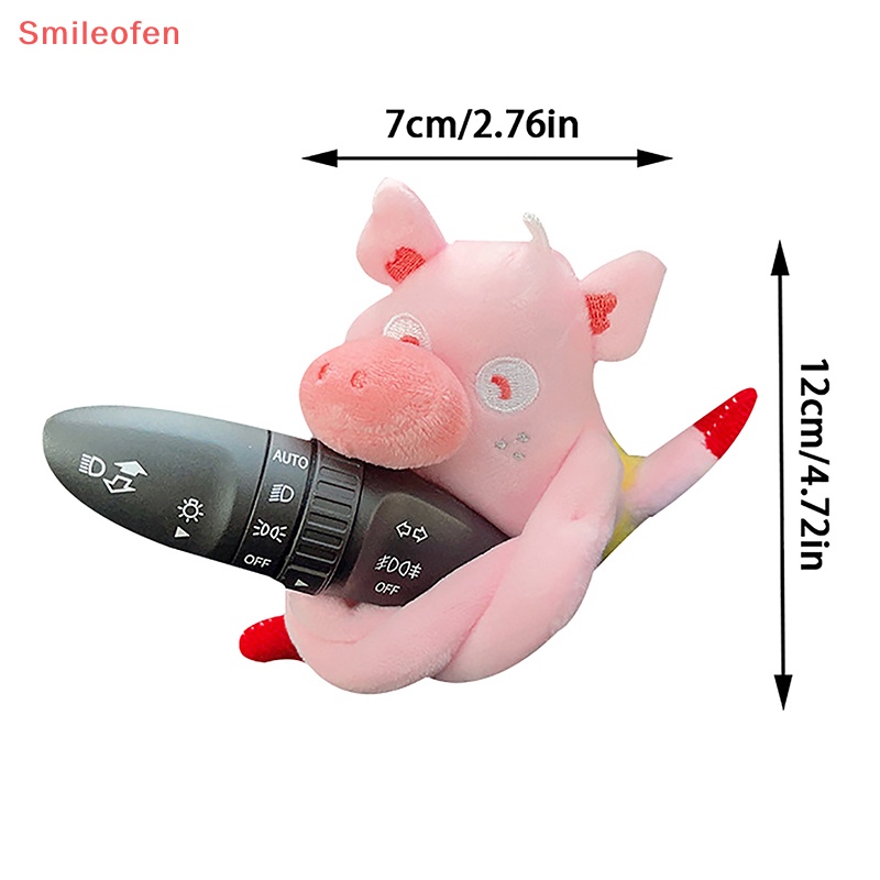 Đồ Trang Trí Nội Thất Xe Hơi Hình Chú Heo Nhồi Bông Đáng Yêu Mới