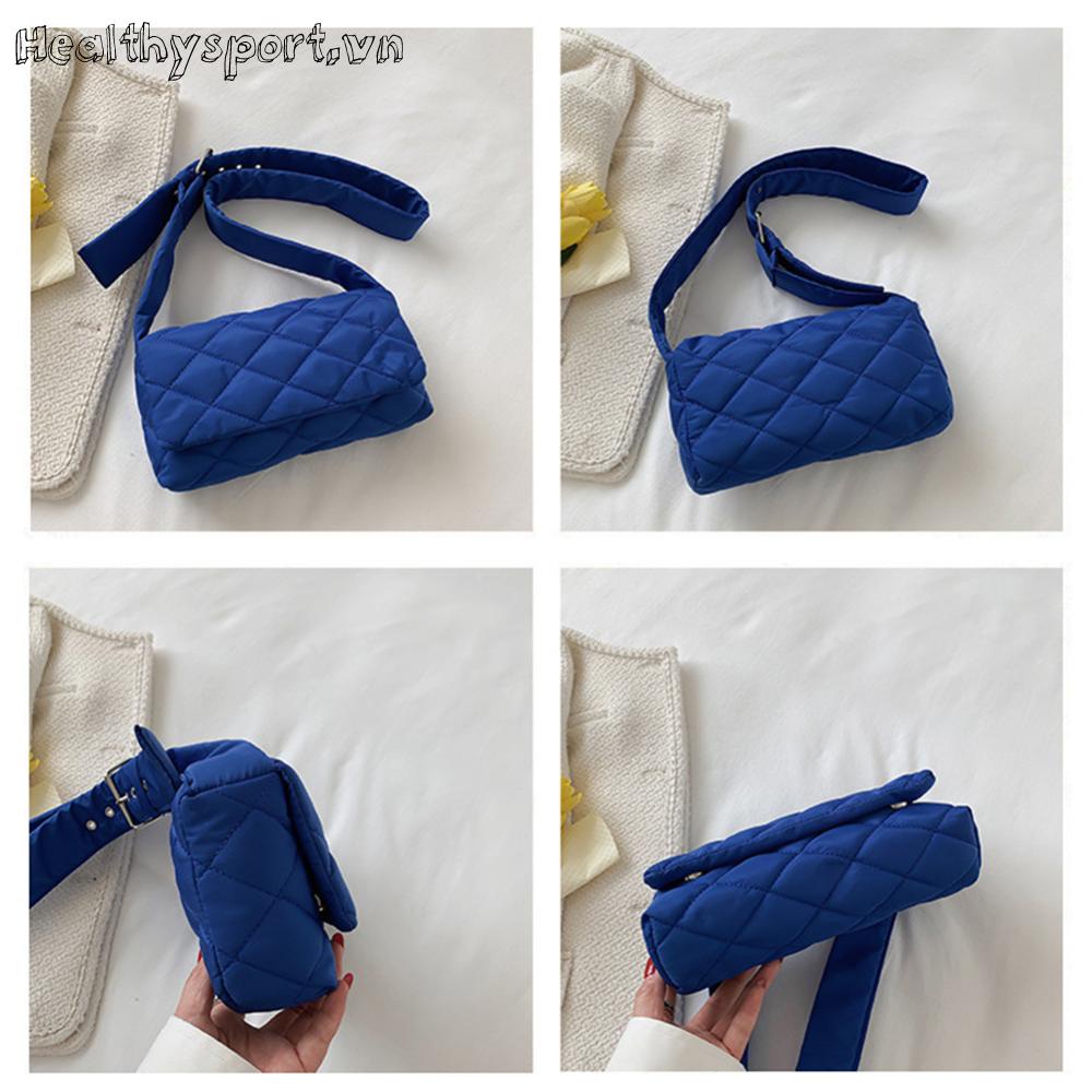 Túi Xách Nữ Đeo Vai Bằng Nylon Họa Tiết Thêu Thời Trang