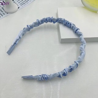 Cài tóc vải màu trơn đơn giản thời trang cho nữ mới