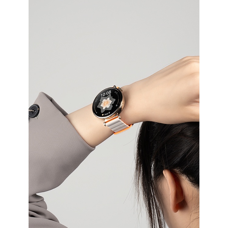 Silicone Dây Đeo Silicon Từ Tính Cho Đồng Hồ Thể Thao Thông Minh huawei gt 4 41mm 46mm gt 2 3 pro