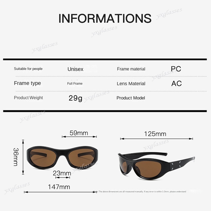 Mới Kính Mát Mắt Mèo Phong Cách hip hop punk y2k Dành Cho Nam Và Nữ