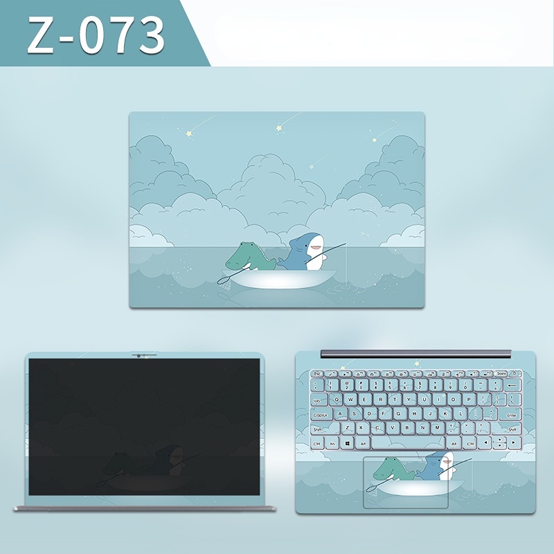 Miếng Dán laptop 3 Mặt Chống Bụi Họa Tiết Hoạt Hình Cho lenovo u31-70 s510p s436 s435 u330 u41-70