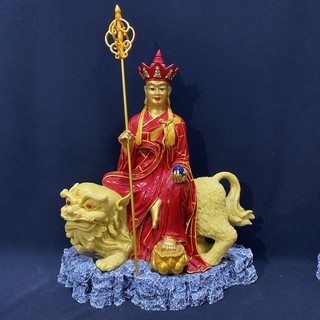 Tượng Địa Tạng Vương Bồ Tát Ngồi Đề Thính Composite Cao 35cm Nhiều Màu tamlinhvanhoaphamphatgiao