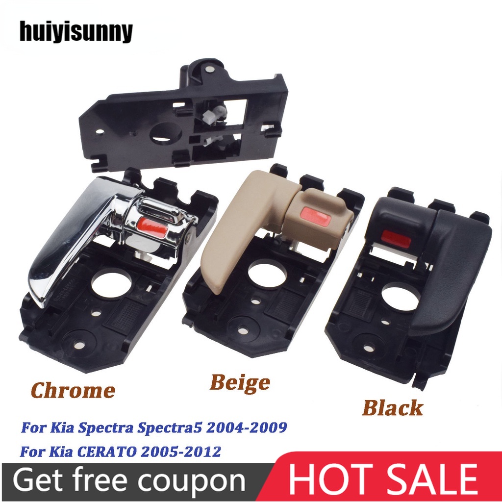 Hys Đen Màu Be Chrome Nội Thất Bên Trong Tay Nắm Cửa Cho Xe KIA Cerato 2005-12 KIA SPECTRA 5 2004-20