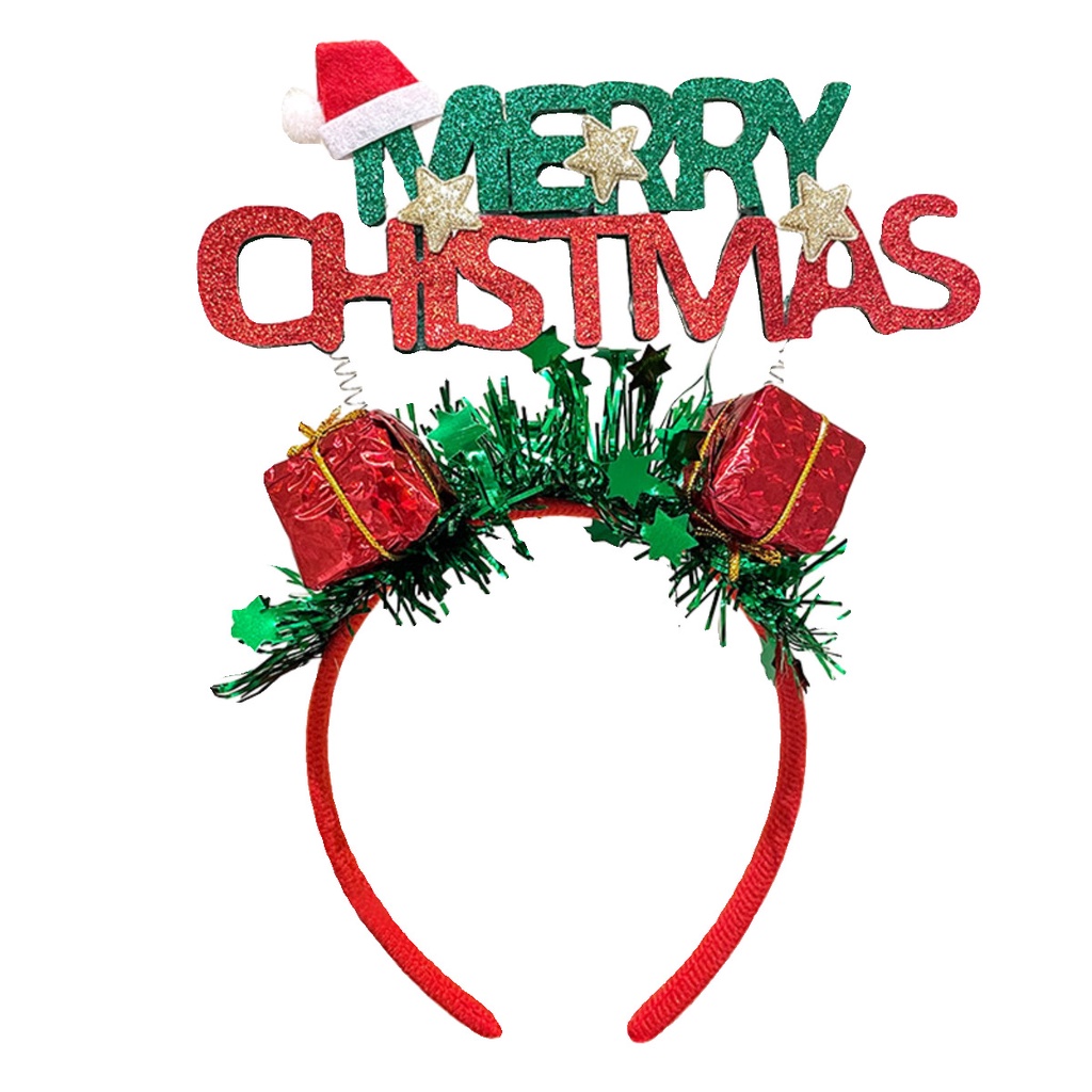 2023 Kids Headband Halloween Cosplay Hair Cartoon Elk Snowflake Bow Hairband Birthday Party Headwear Christmas Gift Accessories 0AZT
