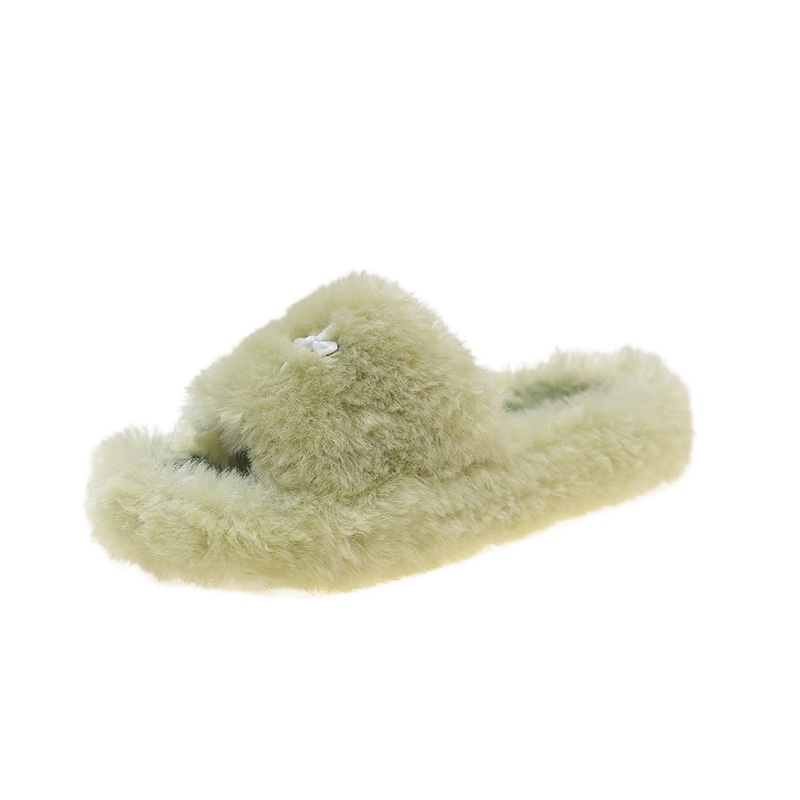 Dép lông, dép đi trong nhà thời trang thu đông 2023 dép lông nữ dép lê bông thời