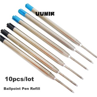 UUMIR Set 10 Ruột Bút Bi 0.5mm Thay Thế Màu Xanh / Đen