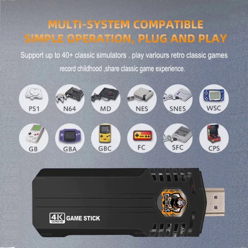 Bộ Điều Khiển Trò Chơi Điện Tử x8 pro 64 gb 30000 Màn Hình hd 4k 3d x8 pro jec2