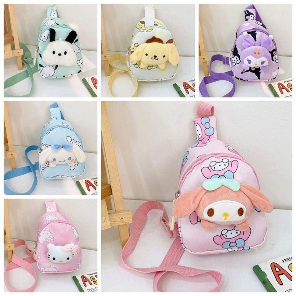 Elmer1 Túi Đeo Chéo Hình kuromi Hoạt Hình Dễ Thương Cho Bé
