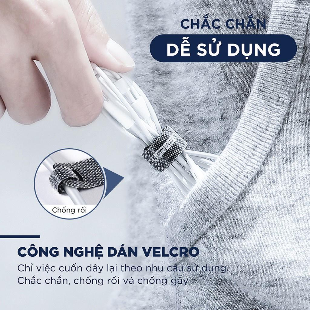 Dây dán Velcro UGREEN LP146 Nhỏ gọn, tiện dụng Dễ dàng cố định tai nghe, dây sạc máy tính | Bảo Hành 18 Tháng 1 Đổi 1