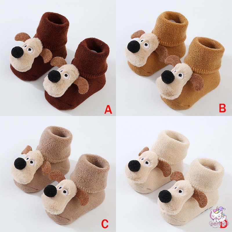 Đôi Vớ cotton Chống Trượt In Hoạt Hình Cho Bé Sơ Sinh