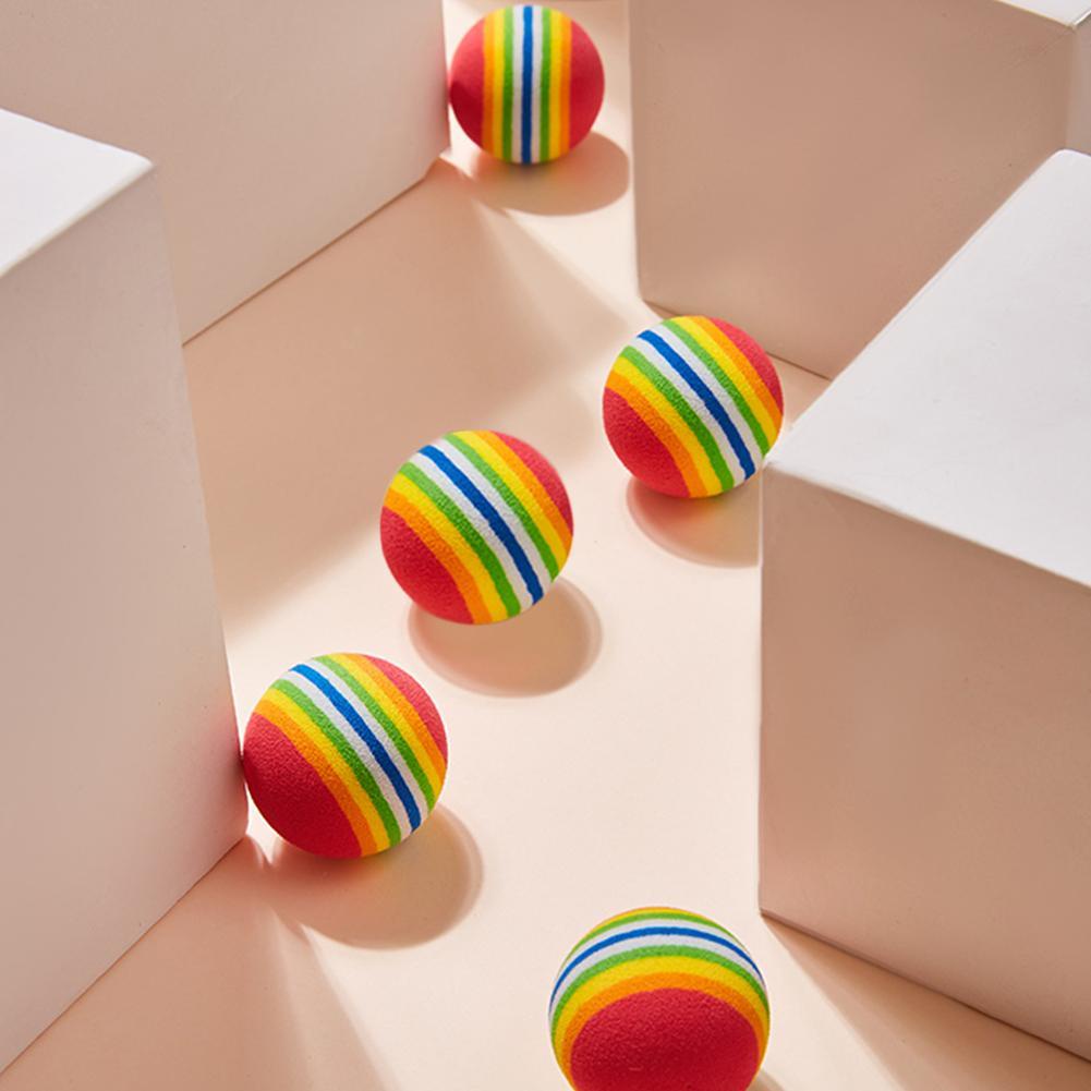 Banh Đồ Chơi Chất Liệu eva Màu Cầu Vồng Cho Thú Cưng # e1i6