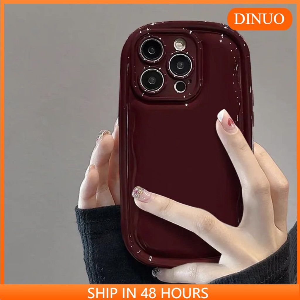 ỐP LƯNG IPHONE Ốp Điện Thoại Đệm Khí In Hình Xà Phòng Đỏ Rượu Cho iphone15 / 14promax / 13 / 12 / pro / promax / 11-dinuo