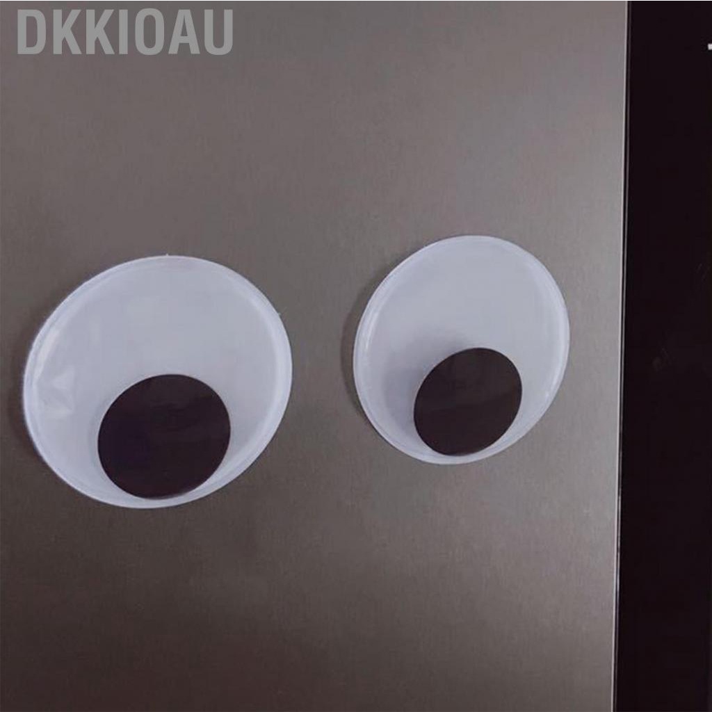 Dkkioau Wiggle Eye  Pretty Design Googly Eyes Ornament 1 Pair Resin for Fridge