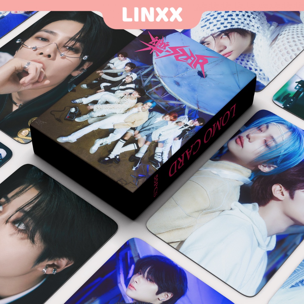 Hộp 55 Tấm Ảnh lomo card Nhóm Nhạc stray kids