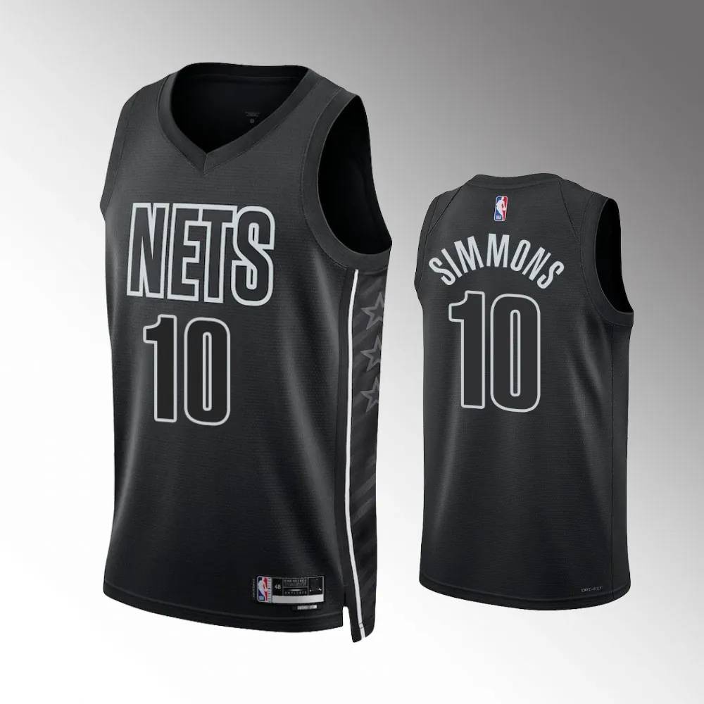Áo Thể Thao Bóng Rổ nba brooklyn 23-24 Phiên Bản Thành Phố