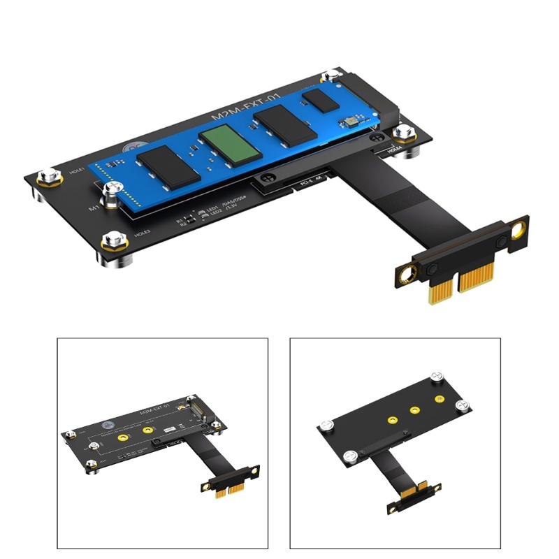 Dây Cáp Nối Dài Tốc Độ kiki m 2 ngff nvme ssd Sang pcie 1x Cho Máy Tính