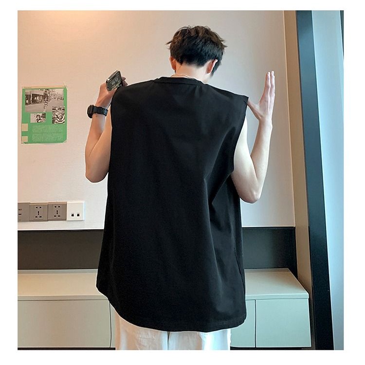 Áo Thun Ba Lỗ In Chữ Thời Trang Nam Tính