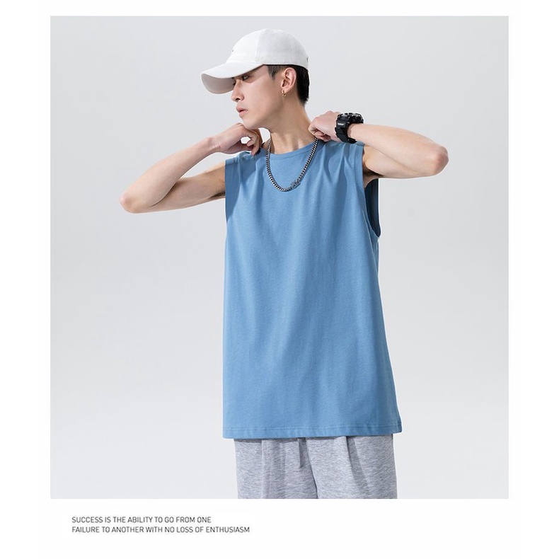 Áo Ba Lỗ Thể Thao plus size Thoáng Khí Thời Trang hong kong Cho Nam