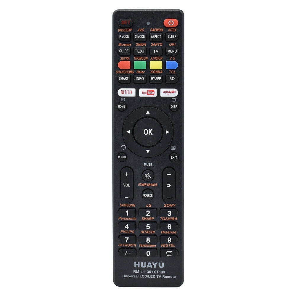 Mới HUAYU L1130 + X PLUS TV Điều Khiển Từ Xa RM-L1130 + 8 Đa Năng Tất Cả Thương Hiệu LCD IR
