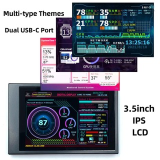 High-Quality IPS Display Screen Monitor for Raspberry Pi Computers and ITX PC Chassis