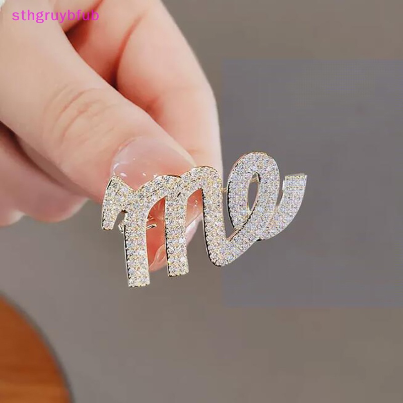Ghim Cài Áo Hình Chữ me Đính Đá Thời Trang Cho Nữ vn