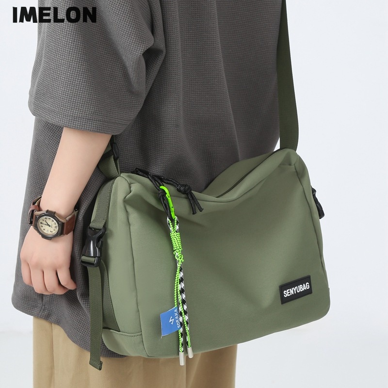 Imelon Túi canvas Đeo Chéo Cỡ Lớn Phong Cách Nhật Bản Cho Nam