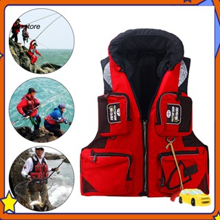 [fx] Áo Phao Cứu Sinh Nhiều Túi Cỡ Lớn Màu Sắc Tươi Sáng Chống Mài Mòn Chống Thấm Nước Thoải Mái Có Thể Tháo Rời Cho Người Lớn Câu Cá Nước Biển An Toàn