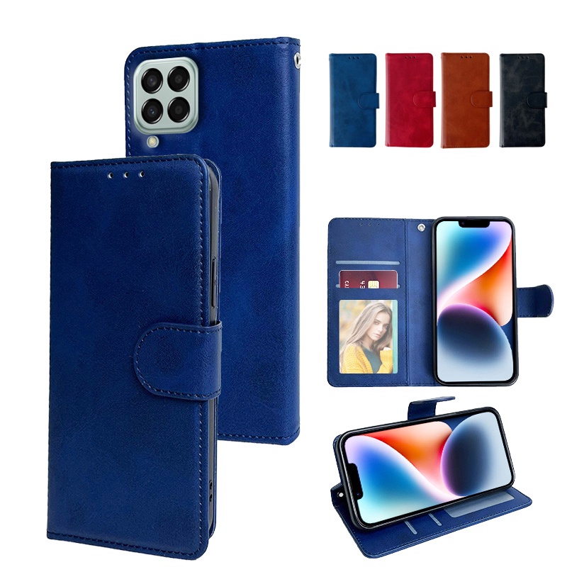 Bao Da Lật Cho Samsung Galaxy Jump Di Động Flip Sang Trọng Nhiều Màu Sắc Dự Phòng Khe Cắm Thẻ