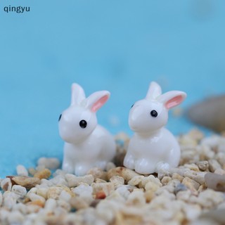 Set 2 Đồ trang trí Thỏ mini Trang Trí Sân Vườn
