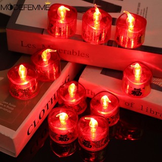 Đèn led lãng mạn / đèn nến điện tử không lửa trang trí lễ hội truyền thống năm mới