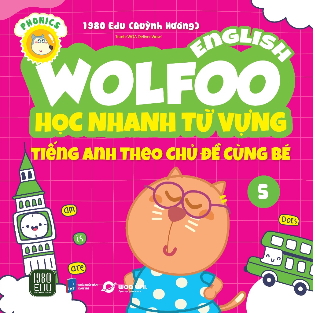Sách - Wolfoo English – Học Nhanh Từ Vựng Tiếng Anh Theo Chủ Đề Cùng Bé 5