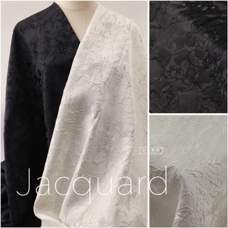 Đen Vải jacquard Ba Chiều Cỡ Lớn Họa Tiết Hoa Hồng Ba Chiều