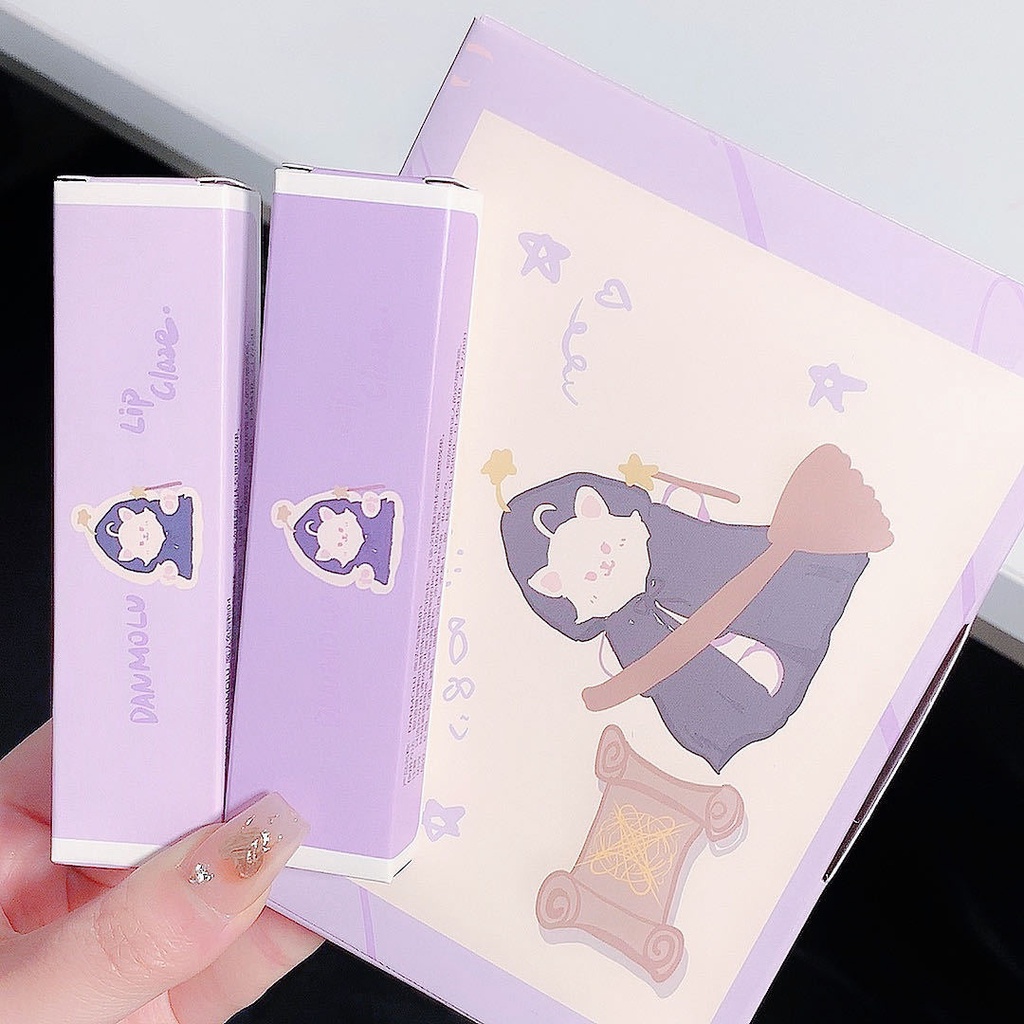 Set 5 Thỏi Son Kem Nhung Lì Thần Kì Thiết Kế Hình Thỏ Dễ Thương