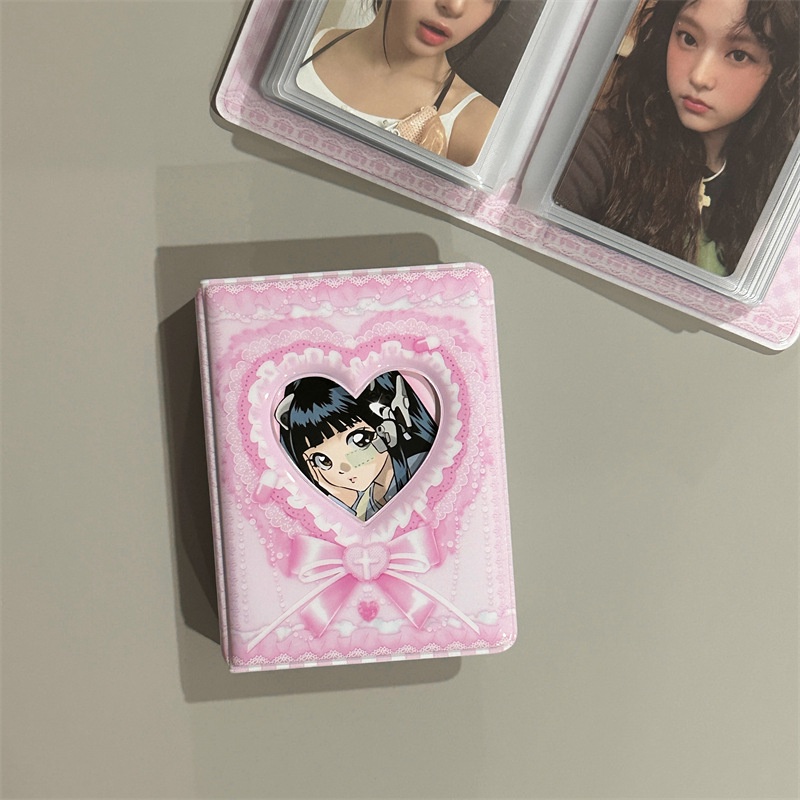 Album Ảnh 3 inch polaroid star Chased Trái Tim Cô Gái Màu Hồng